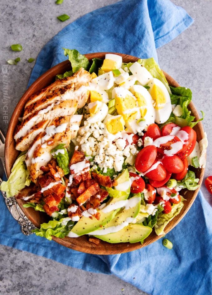 HEALTHY KETO COBB SALAD RECIPE