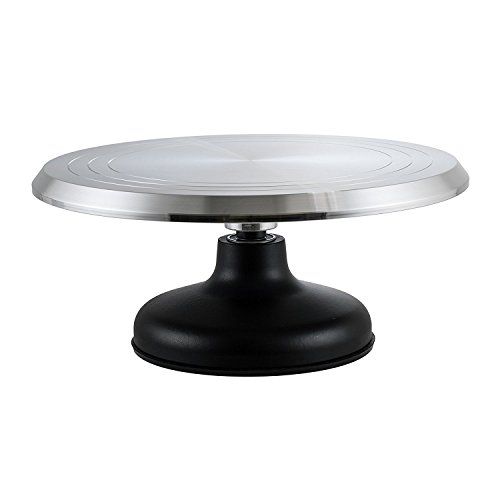 GLASS REVOLVING CAKE STAND