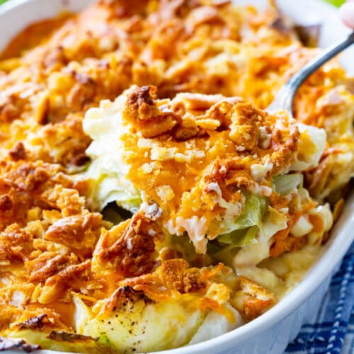 Keto Creamy Cabbage Casserole