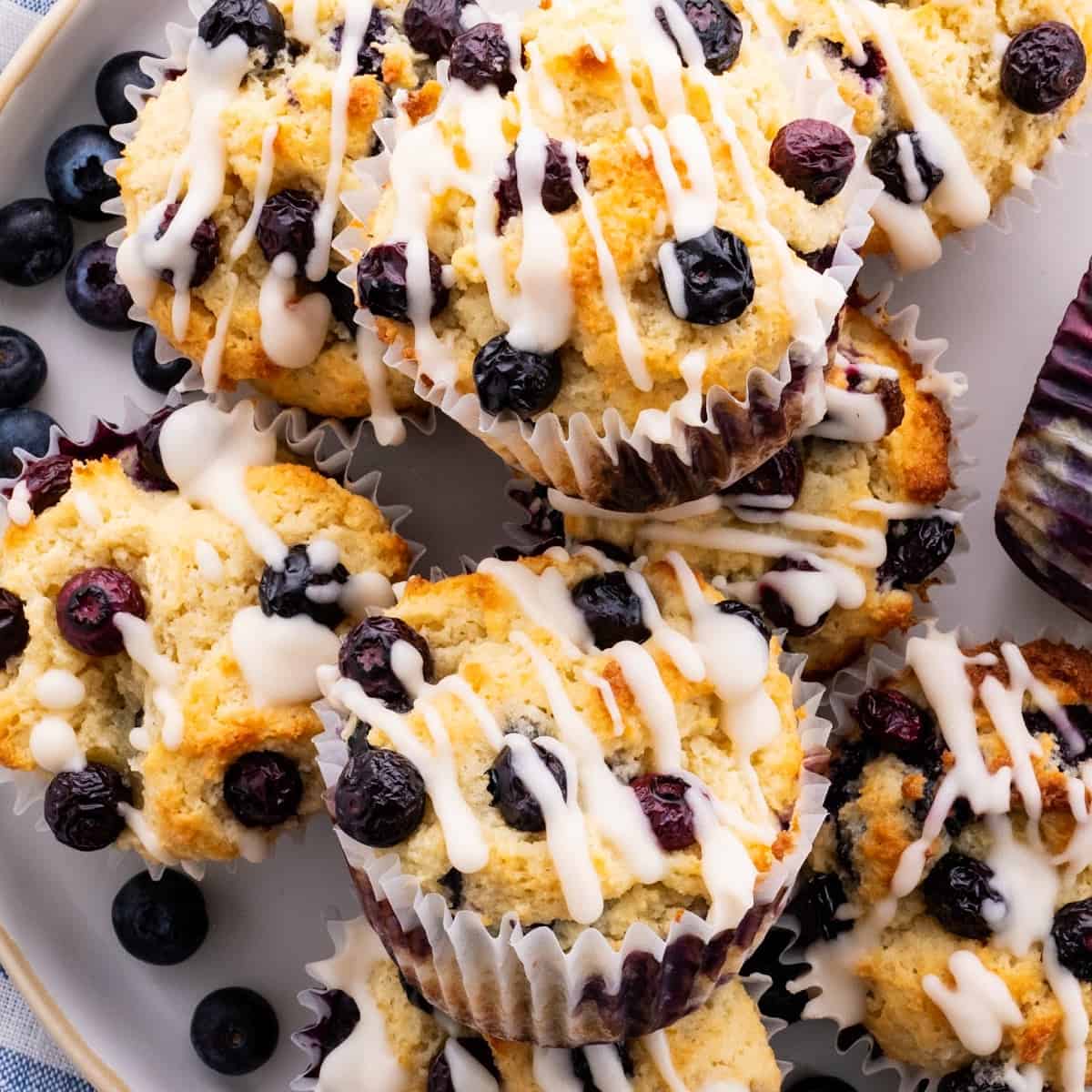 LOW CARB KETO BLUEBERRY MUFFINS WITH ALMOND FLOUR