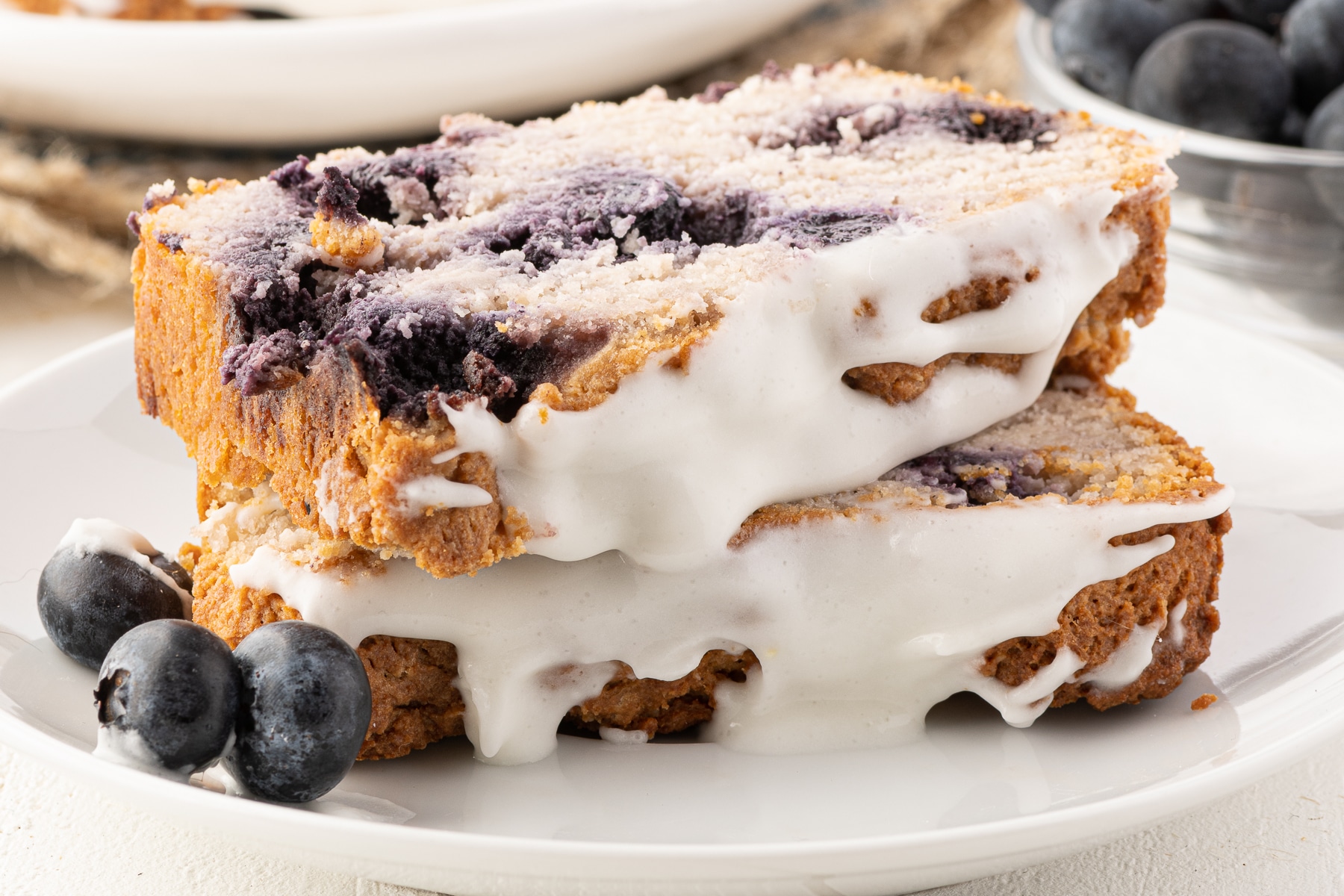 ALMOND FLOUR KETO BLUEBERRY BREAD
