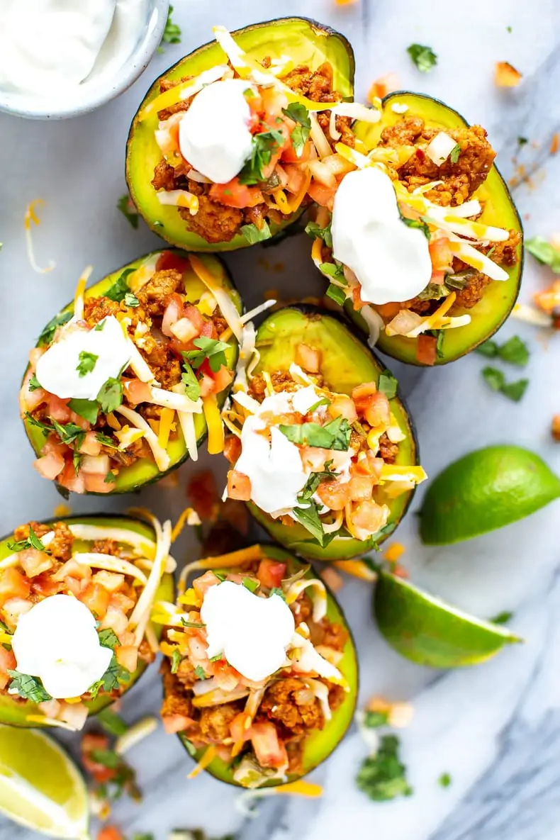 BLT STUFFED AVOCADO