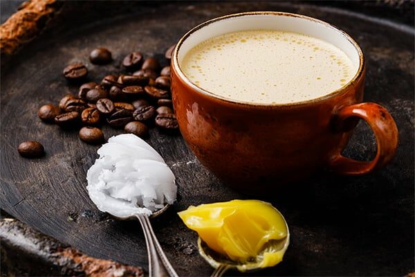 Butter “bulletproof” coffee