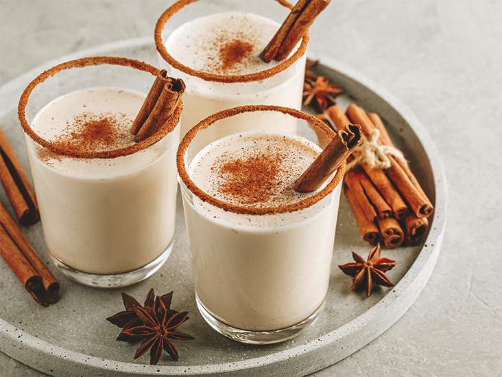 Low carb eggnog
