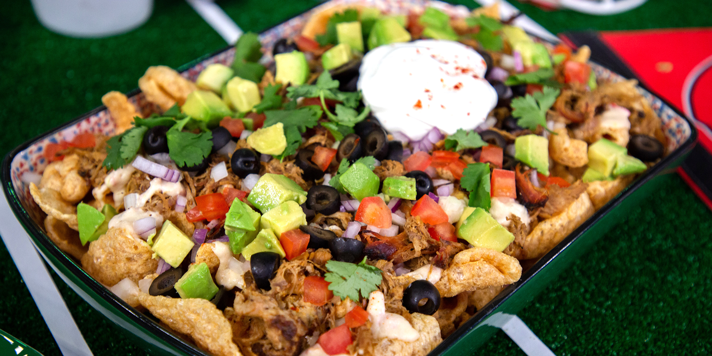 Pork Rind Nachos
