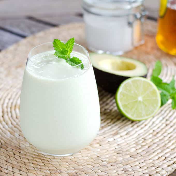 Luscious lime high protein smoothie