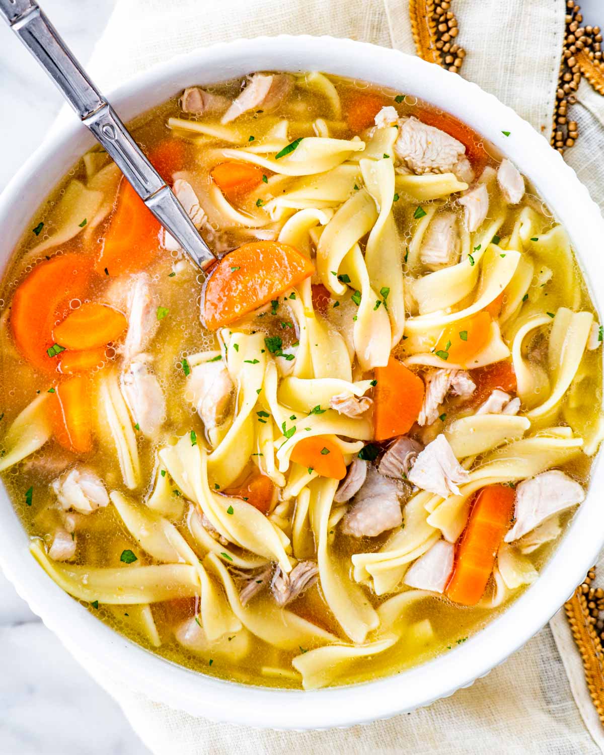 LEFTOVER TURKEY SOUP