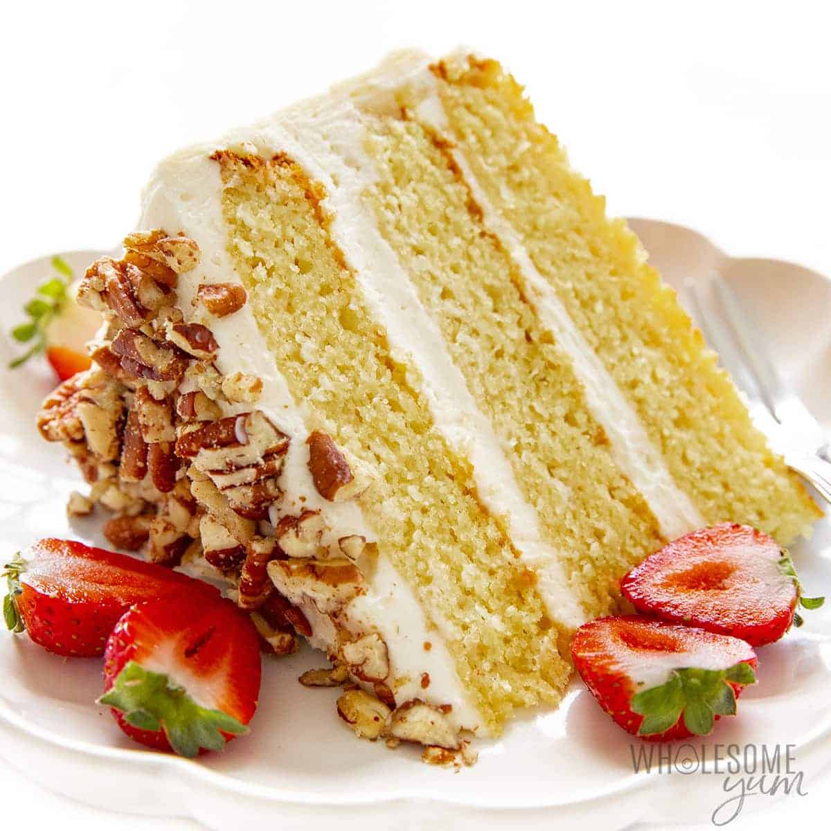 VANILLA KETO BIRTHDAY CAKE