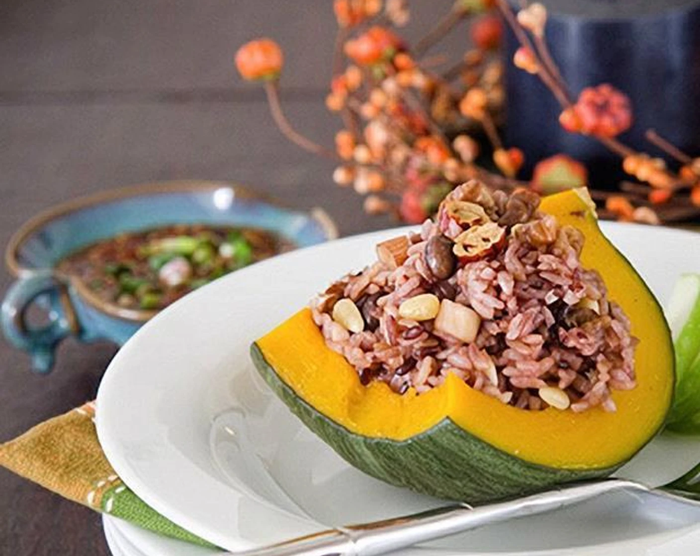 Sweet pumpkin rice