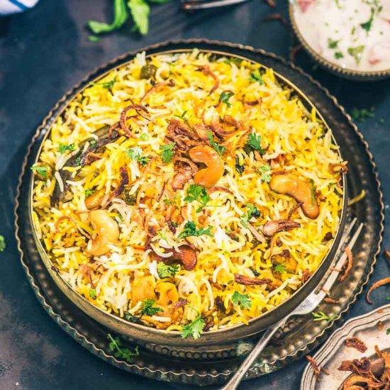 Hyderabadi Veg Dum Biryani