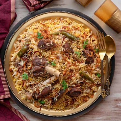 Spicy Mutton Pulao (Gosht Pulao)