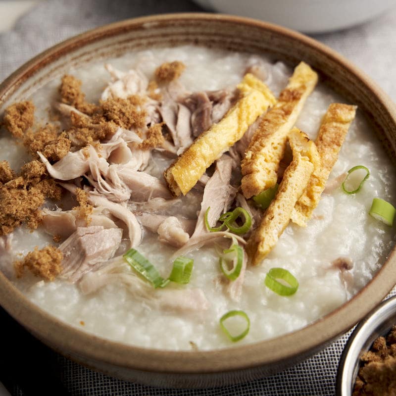 Slow Cooker Ginger Chicken porridge