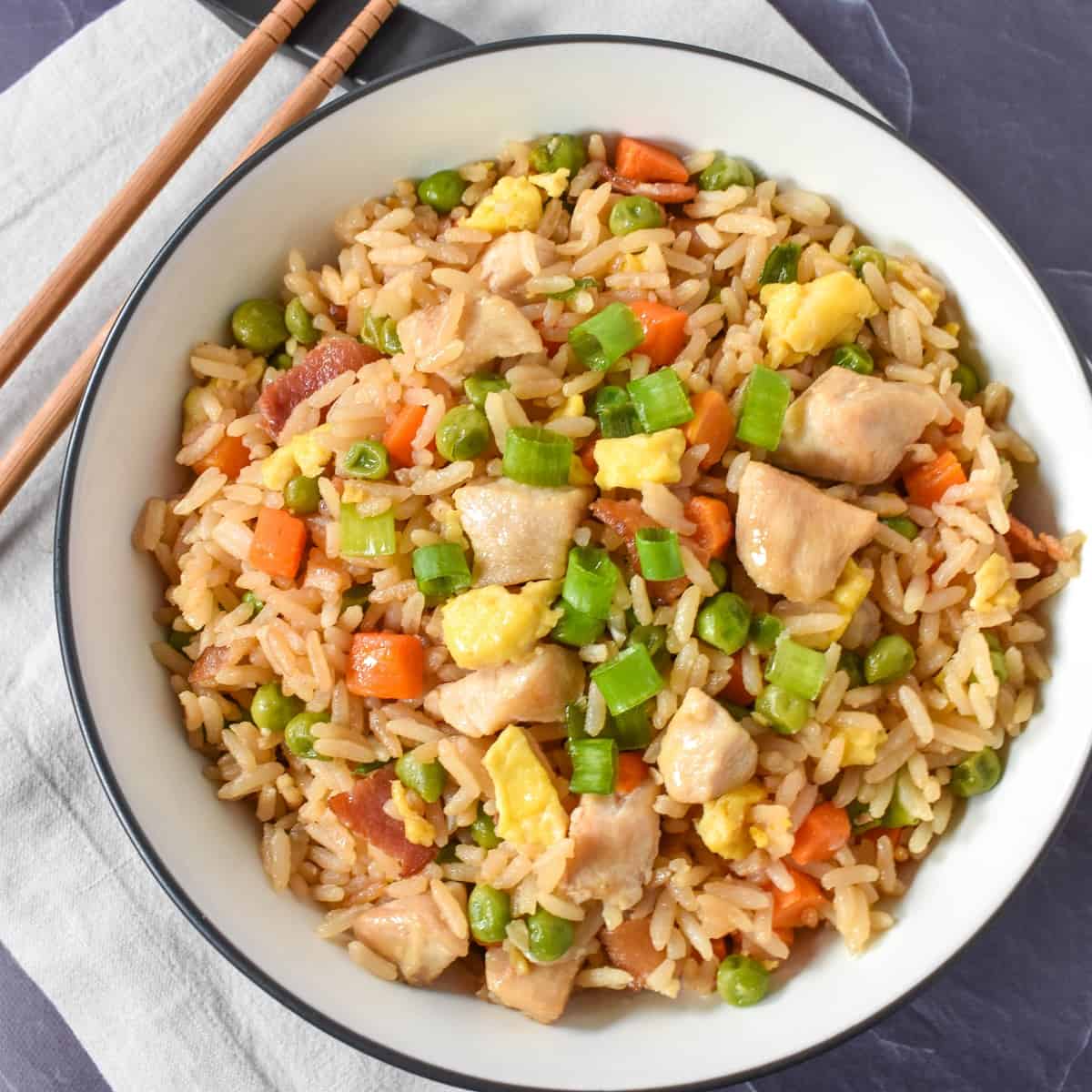 INSTANT POT VEGETABLE FRIED RICE