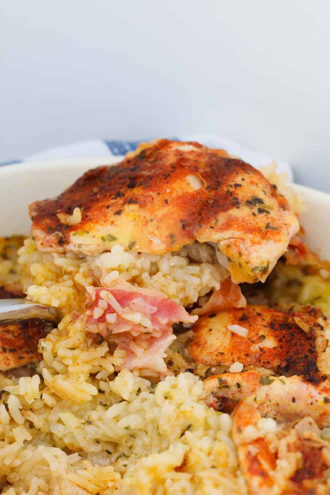 Chicken and Rice Paprikash Casserole