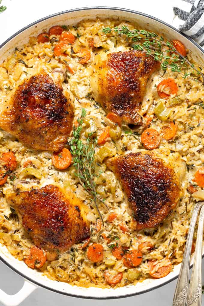 Easy Chicken and Rice Casserole