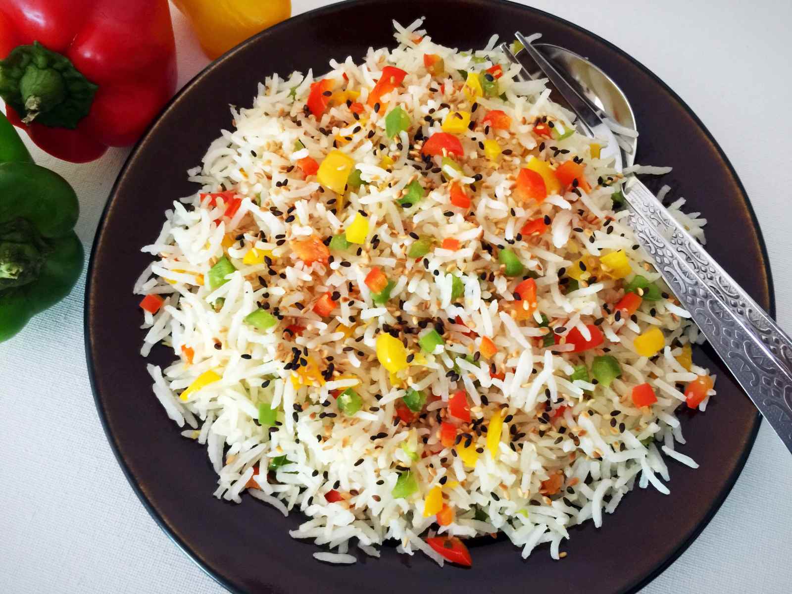 Capsicum Pulao Recipe