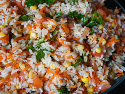 MOROCCAN RICE SALAD: SAVORY, DELICIOUS YET HEALTHY