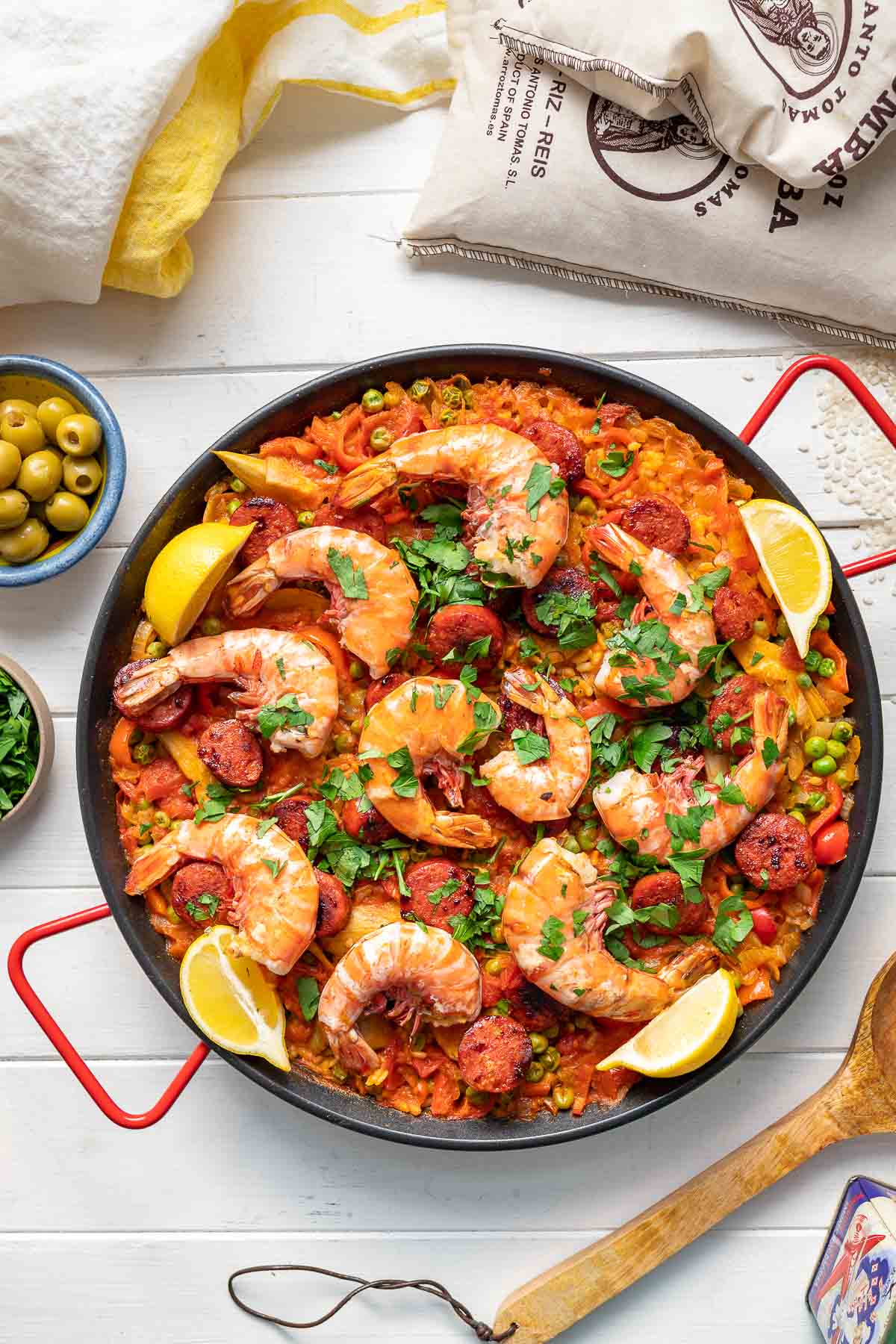 Prawn And Chorizo Paella