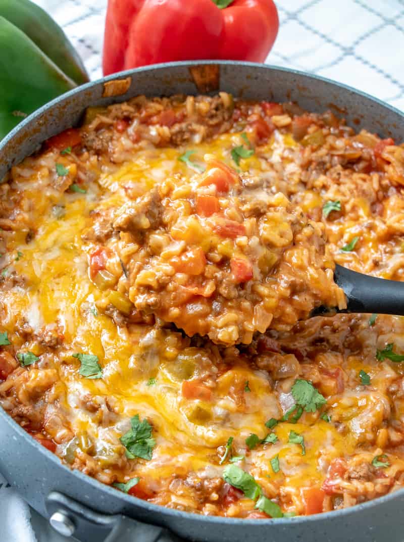 One Pot Stuffed Pepper Casserole