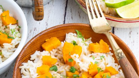 Sweet potato rice