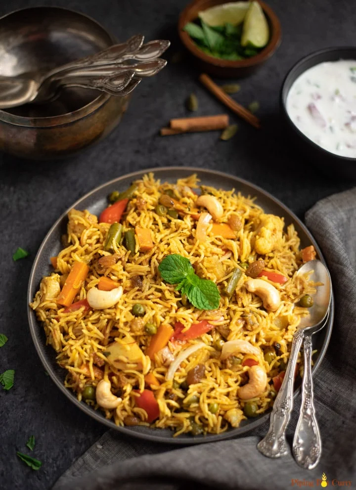 Instant Pot Vegetable Biryani