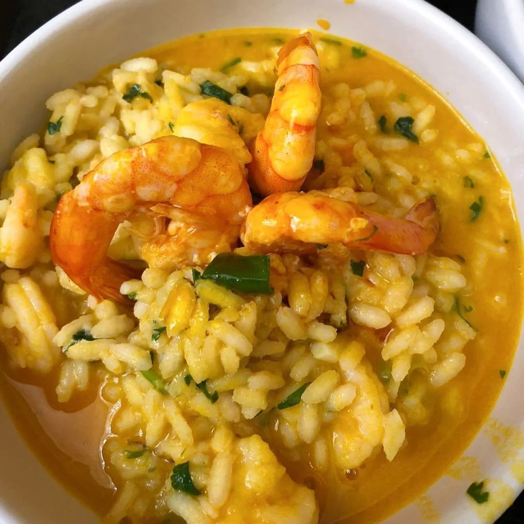 Creamy Seafood Rice (arroz meloso con marisco)