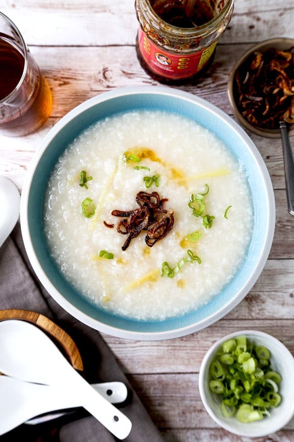 Slow Cooker Rice porridge with Chicken