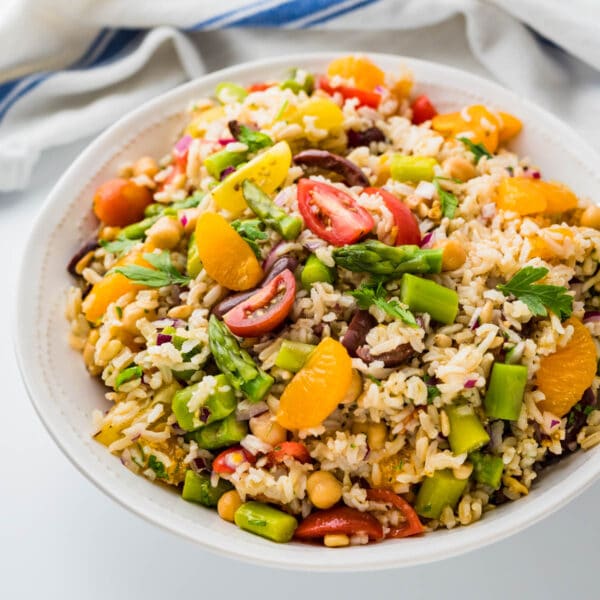 Tomato and kumara rice salad