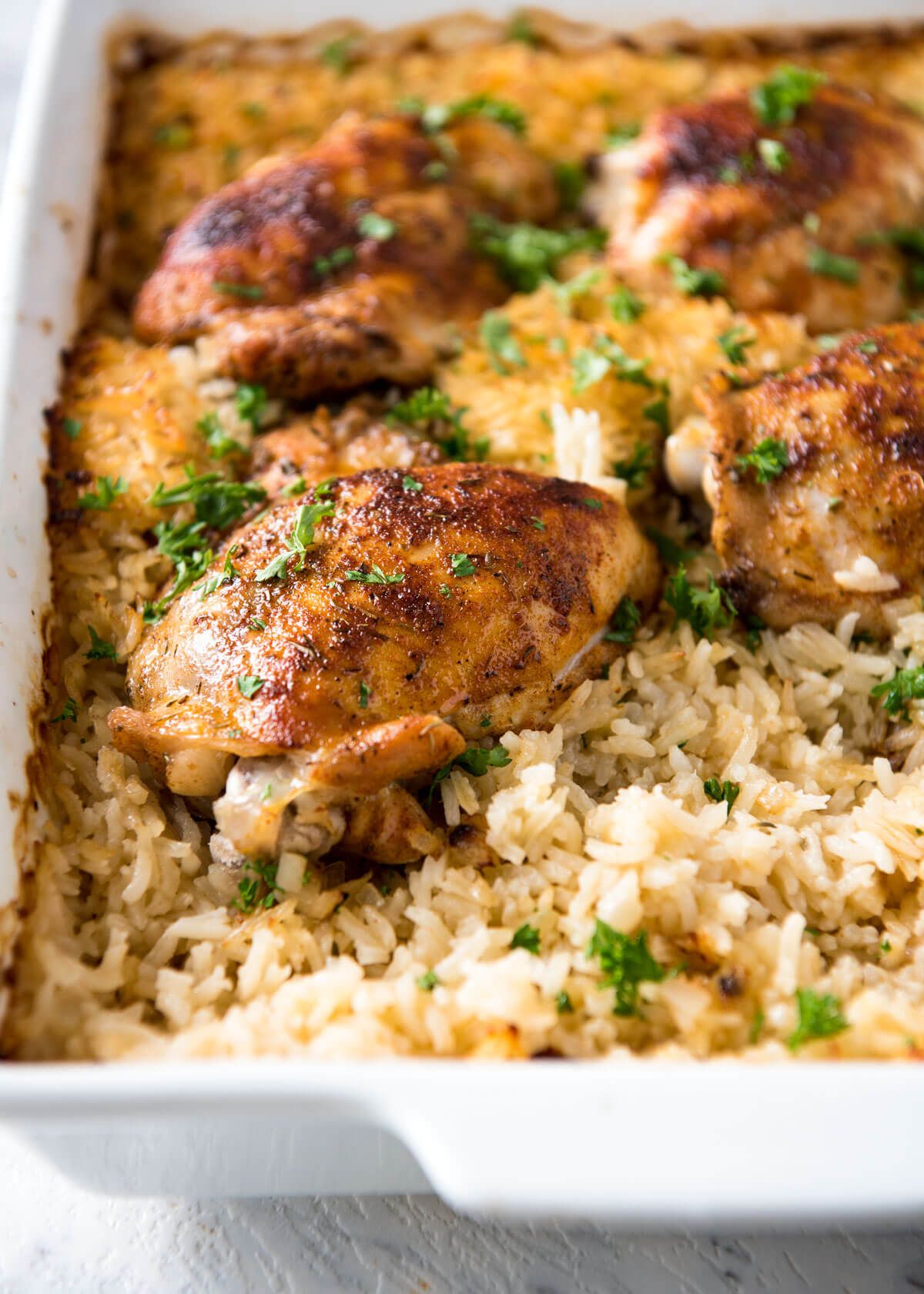 Oven Baked Chicken and Rice