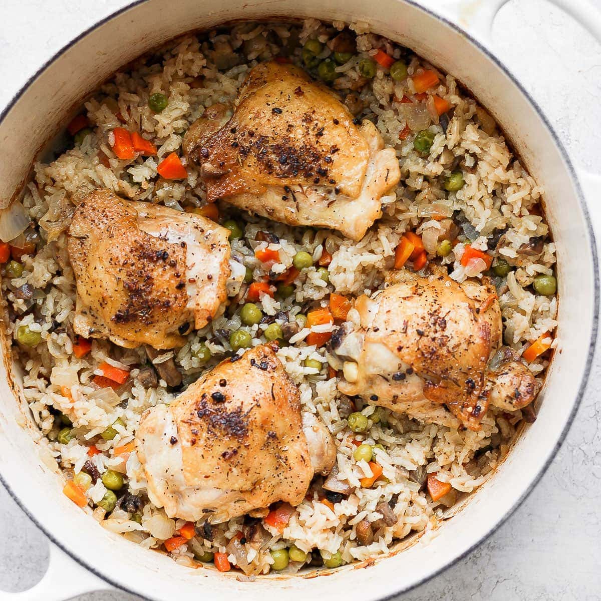 Chicken and Rice with Olives