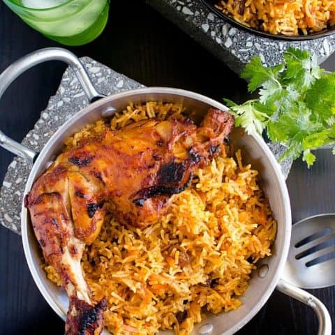 Saudi Arabian Kabsa {Chicken and Rice}