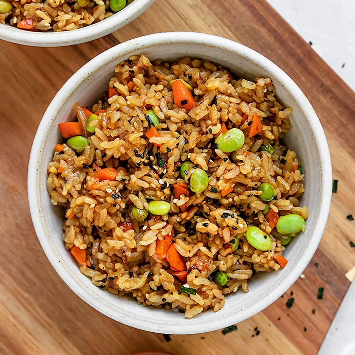 FRIED BROWN RICE