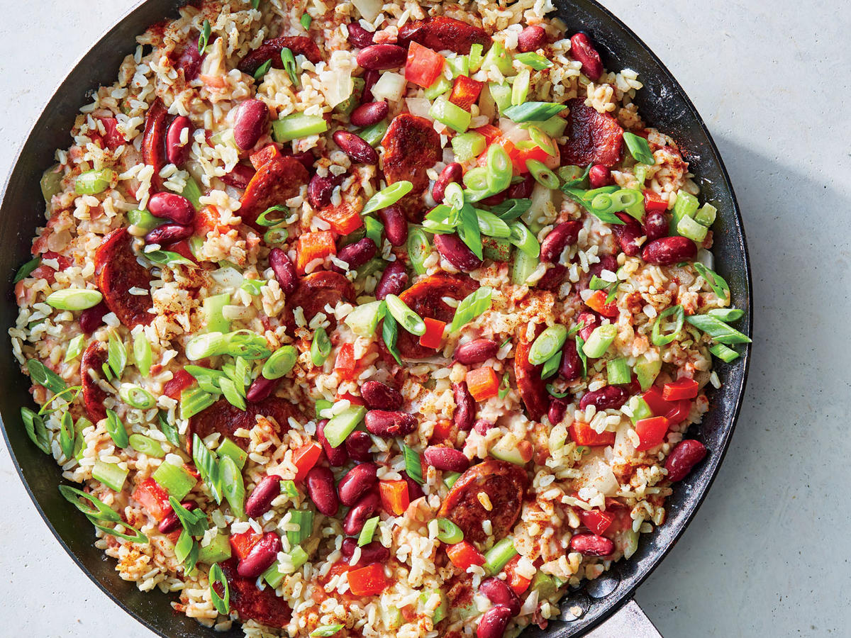 Italian Style Vegetarian Rice and Beans Recipe