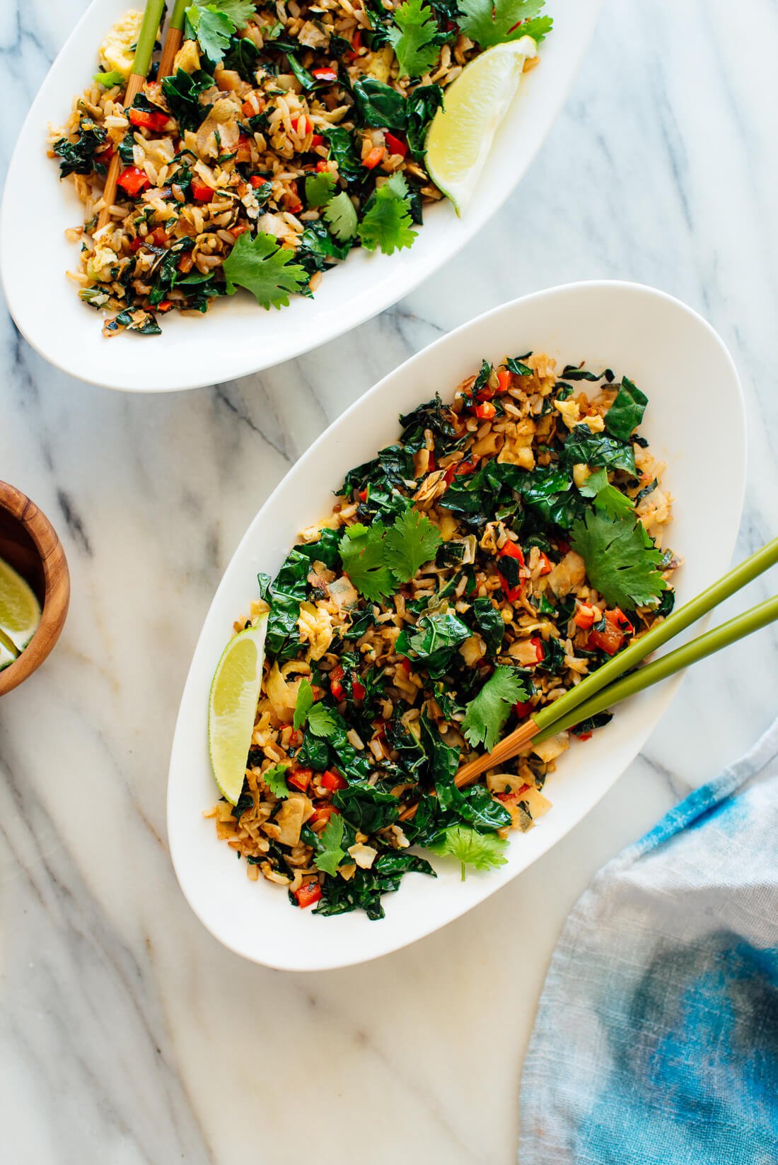 Spicy Kale and Coconut Fried Rice