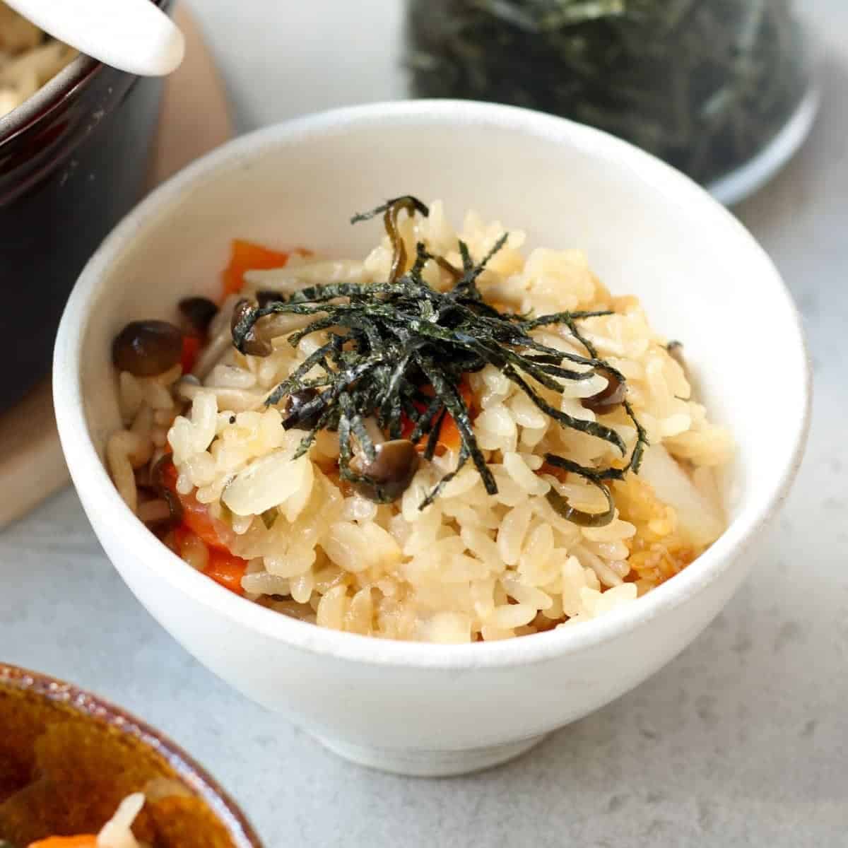 JAPANESE MUSHROOM RICE (KINOKO GOHAN)