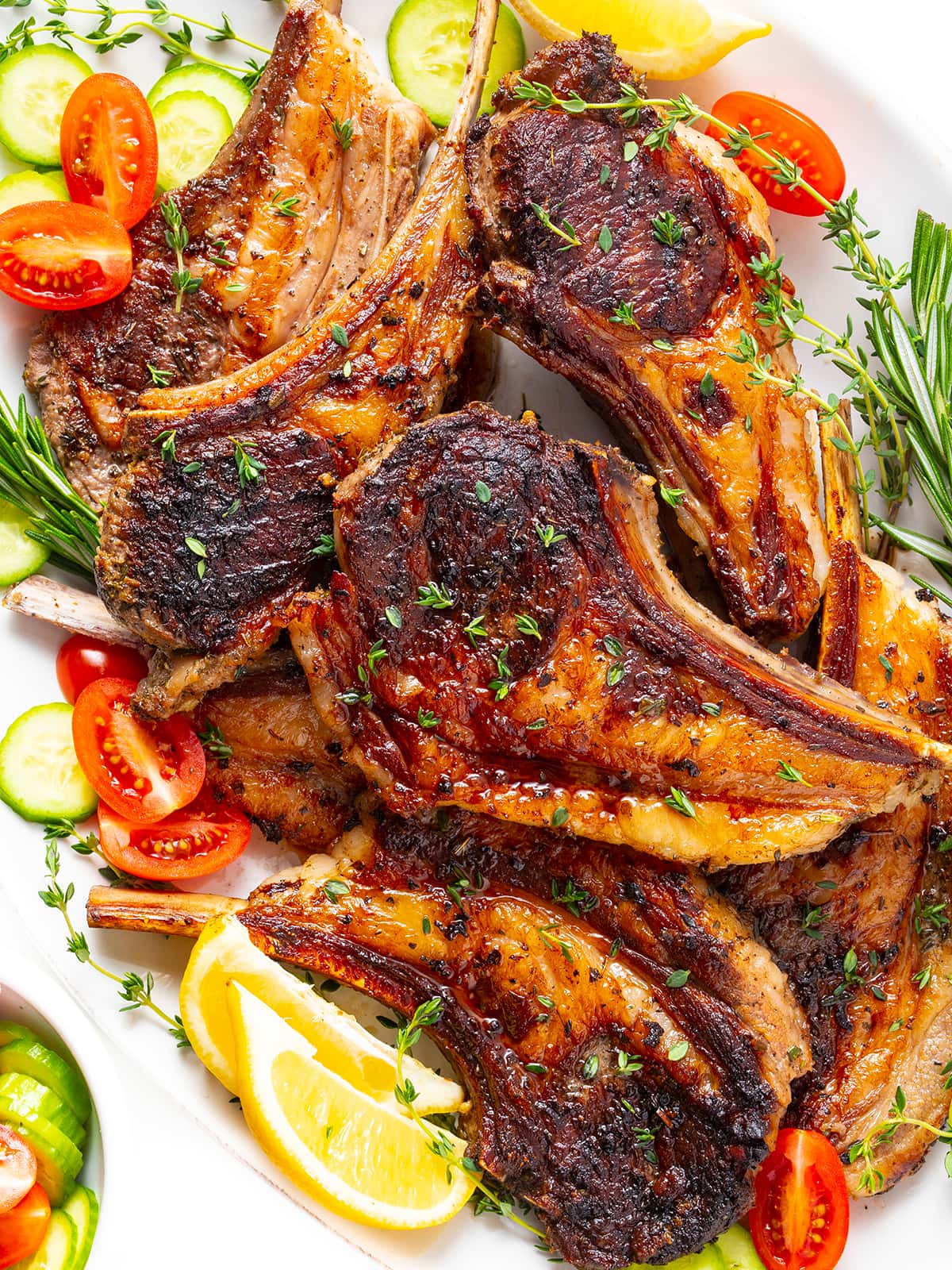 Mutton Chops two ways- baked & grilled